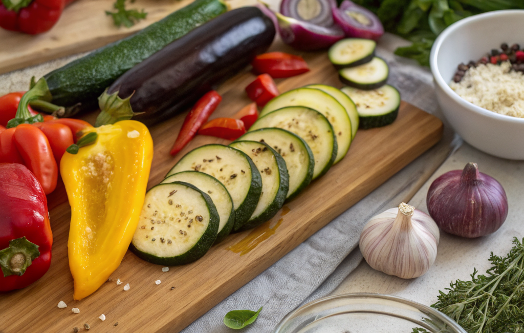 How to Prepare Mediterranean Grilled VegetablesIngredients