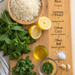 How to Cook Mediterranean Rice with HerbsIngredients