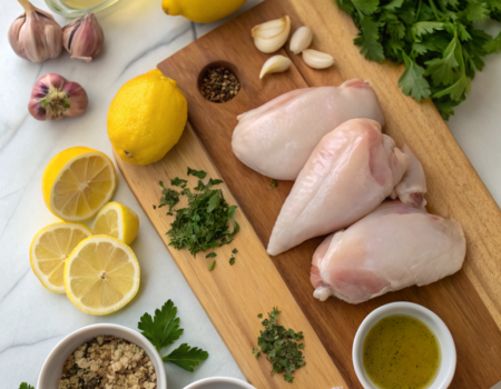 How to Cook Lemon Garlic Chicken Mediterranean StyleIngredients