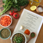 How to Make Mediterranean Lentil Soup with HerbsIngredients