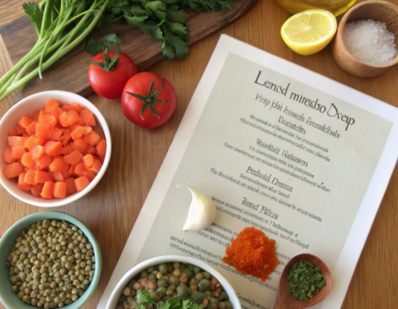 How to Make Mediterranean Lentil Soup with HerbsIngredients